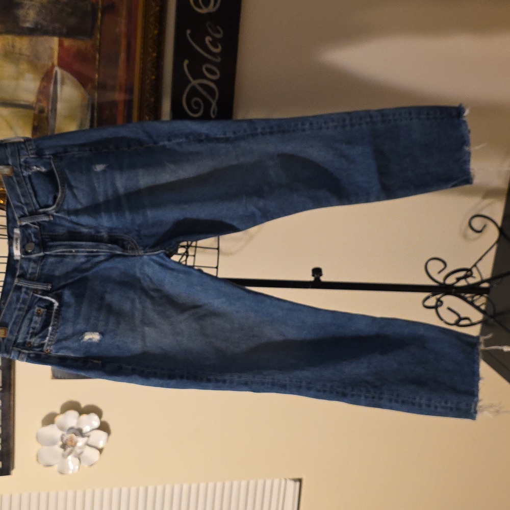 GRLFRND Classic Blue Denim Womens Waist 29 Button Fly